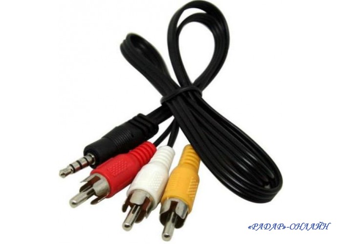 Шнур 3RCA-3,5кв шт-шт 1,5м