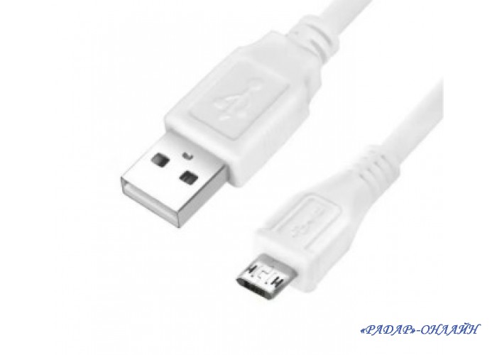 Шнур microUSB A - USB2.0 A штекер - штекер 0,8м
