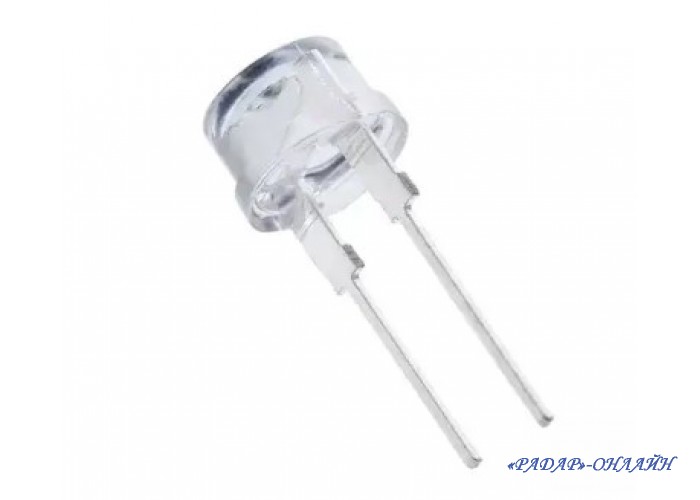 LED-8WC 8мм білий для ліхтарика