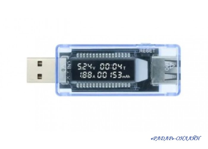 USB тестер із калькулятором ємності KWS-V2.1