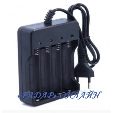 Зарядное устройство для 4-х аккумуляторов 18650 со шнуром