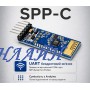 Модуль SPP-C UART TTL 3.3-6V Bluetooth 2.0 + EDR