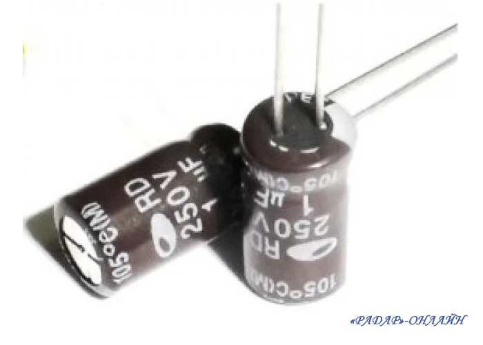 Конденсатор електролітичний 1,0мкФ 250В 6x11 105' SamWha