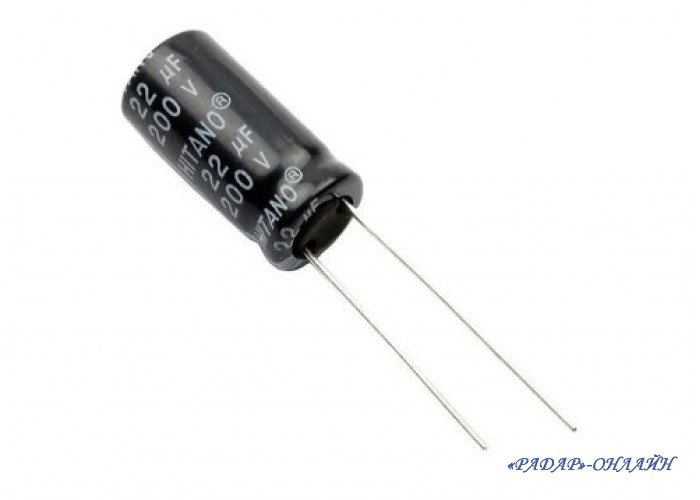 Конденсатор електролітичний 68мкФ 200В 16x21 105 Hitano