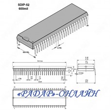 Микросхема TDA 8362B  /SDIP-52/