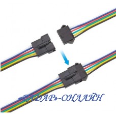 Комплект 6pin роз'ємів JST-SM з дротами 15см