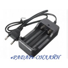 Зарядное устройство для 2-х аккумуляторов 18650 со шнуром